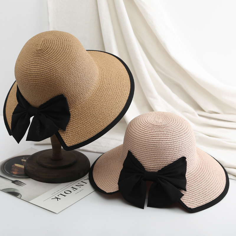 Bucket Hat Straw - K189 Dameshoed Strandhoed Panama 2022 Dames