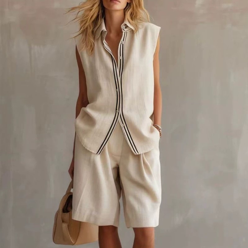 Zomermode effen linnenmix twee - Linen Shirt Breathable recensie en prijs