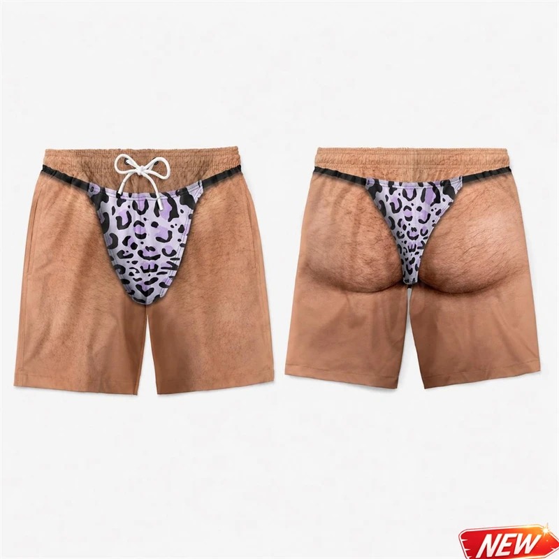Grappige heren 3D-print zwembr - Trunks Board Surf recensie en prijs