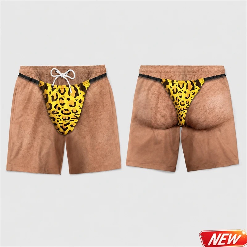 Grappige heren 3D-print zwembr - Trunks Board Surf recensie en prijs