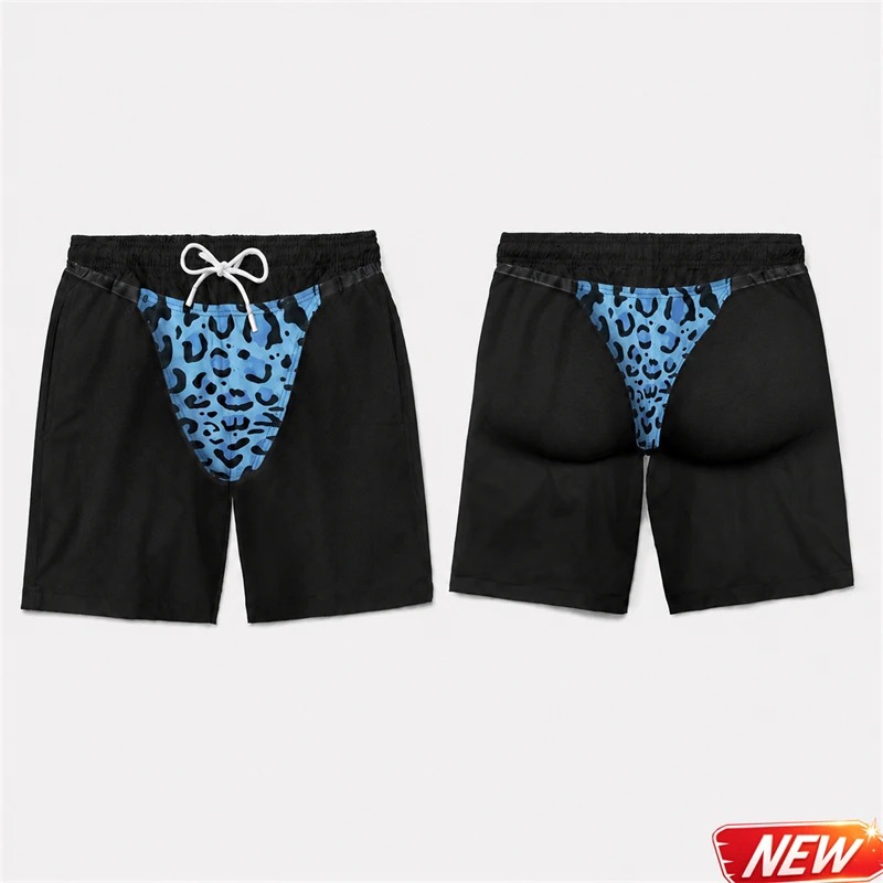 Grappige heren 3D-print zwembr - Trunks Board Surf recensie en prijs