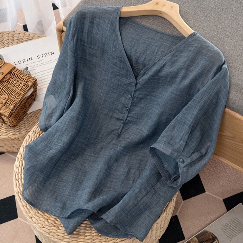 Dames T-shirt van linnenmix me - Linen Shirt Breathable recensie en prijs