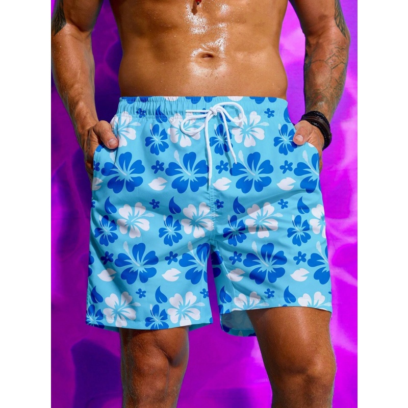 Kleurrijke bloem grafische zwe - Trunks Board Surf recensie en prijs